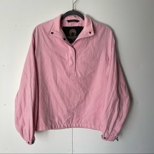 Weatherproof Garment Company Pink Pullover Jacket Windbreaker